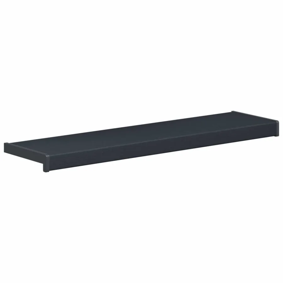 Appui de fenêtre Anthracite avec grain de bois 80 x 25 x 4,5 cm - 2