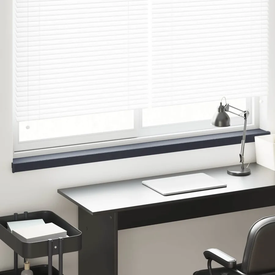 Appui de fenêtre Anthracite avec grain de bois PVC