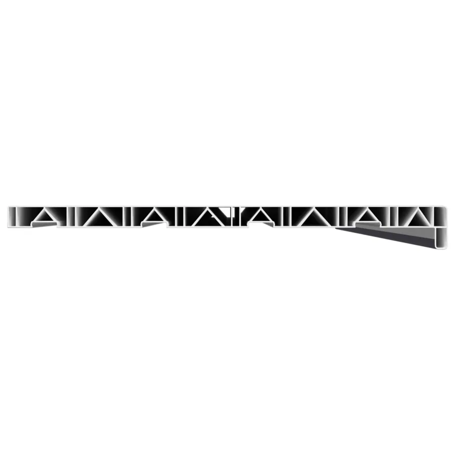 Appui de fenêtre Anthracite avec grain de bois PVC - 5