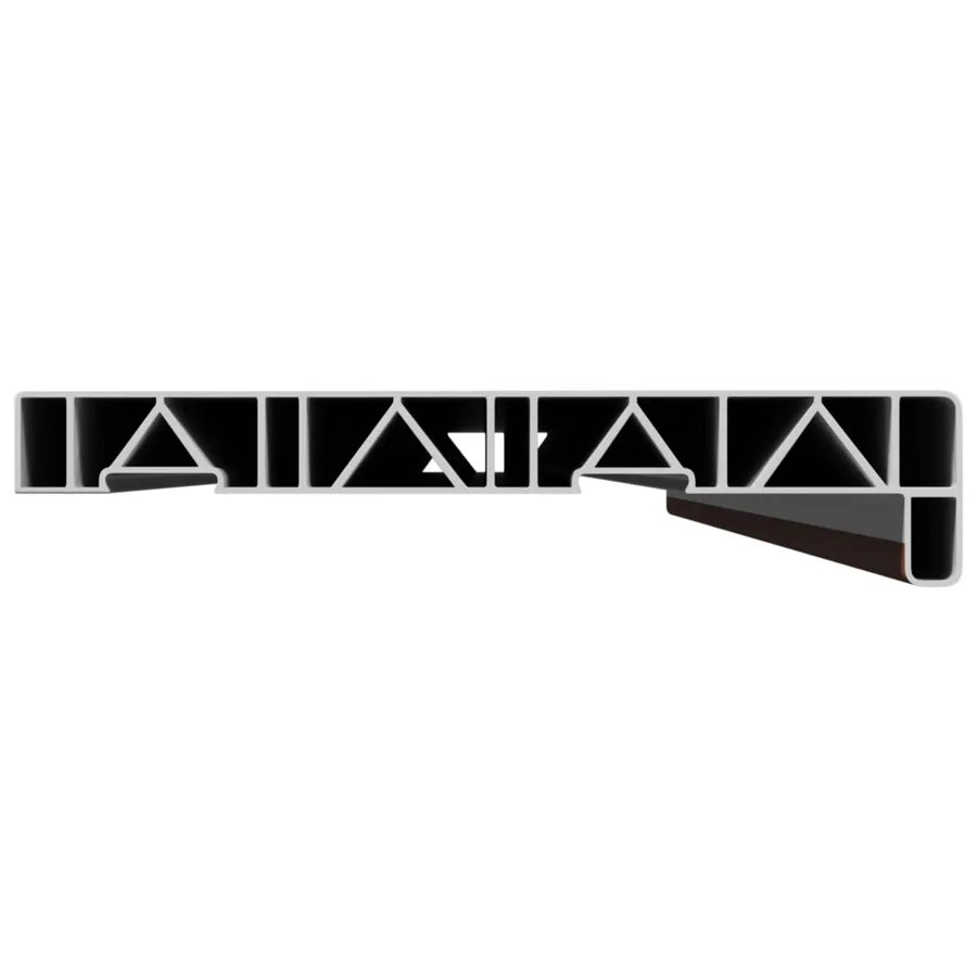Appui de fenêtre Bois marron 160 x 25 x 4,5 cm PVC - 4