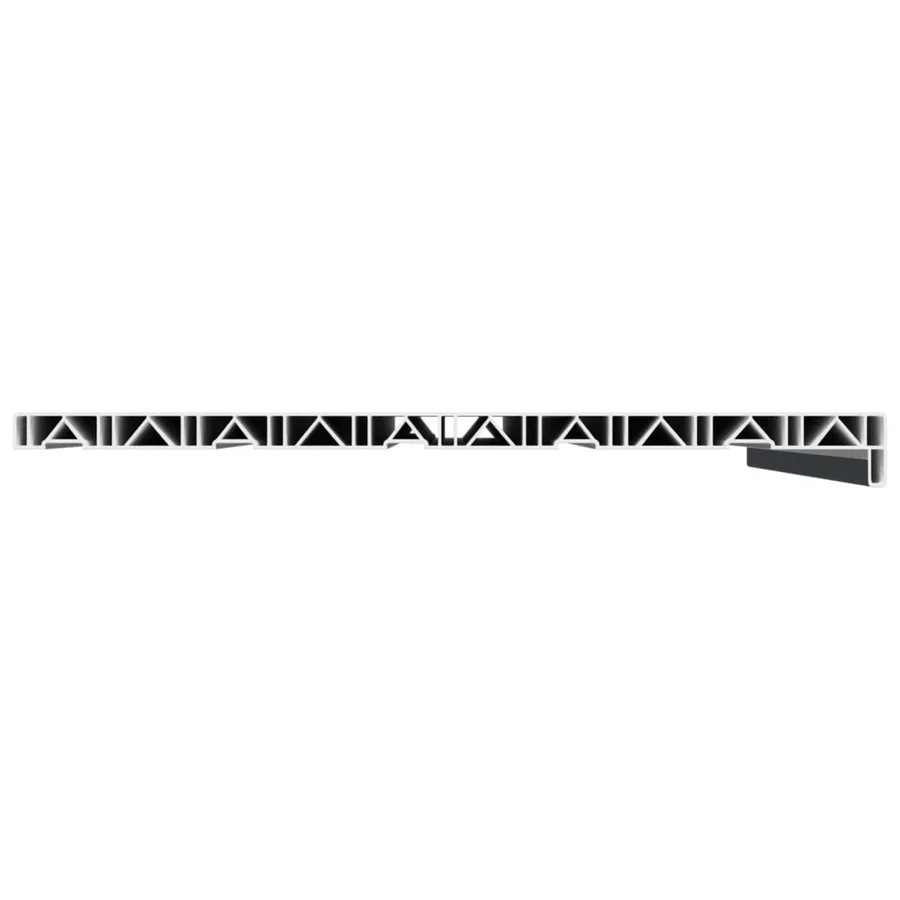 Appui de fenêtre Anthracite avec grain de bois PVC - 5
