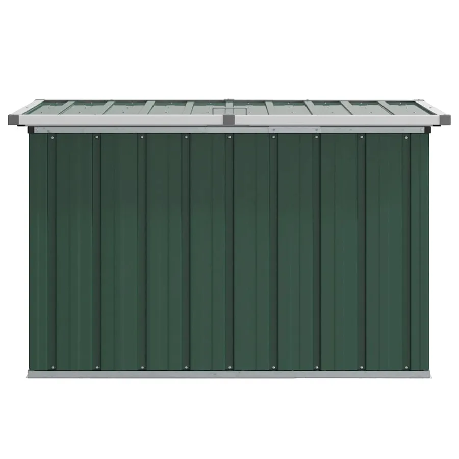 Coffre de rangement de jardin Vert 109x67x65 cm - 8