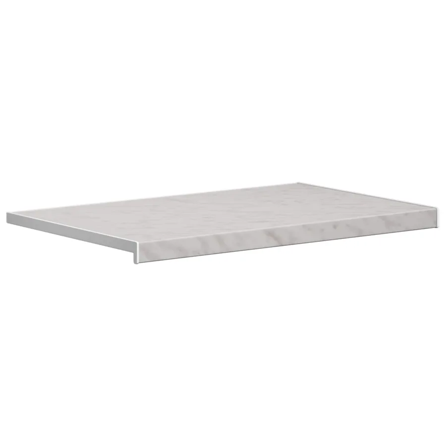 Appui de fenêtre Texture marbre 80 x 50 x 4,5 cm PVC - 3