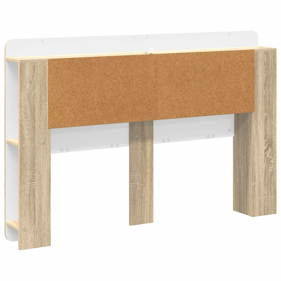 Cabinet de Tête de Lit Chêne Sonoma Bois d’ingénierie - 7