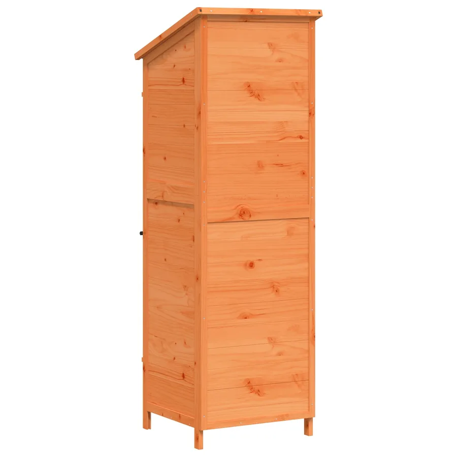 Abri de jardin Marron 59,5 x 56 x 176,5 cm Bois de Sapin Massif - 7
