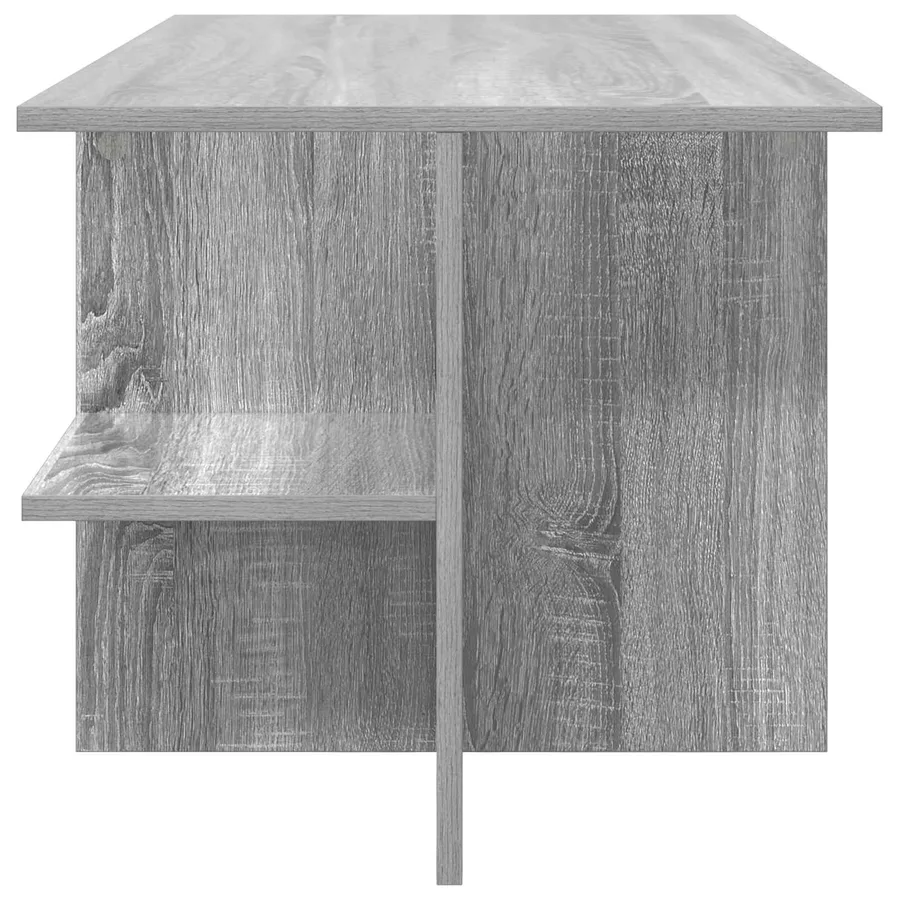 Table basse Sonoma gris 87 x 50 x 45 cm Bois d’ingénierie - 6