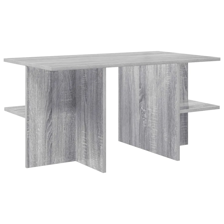 Table basse Sonoma gris 87 x 50 x 45 cm Bois d’ingénierie - 7