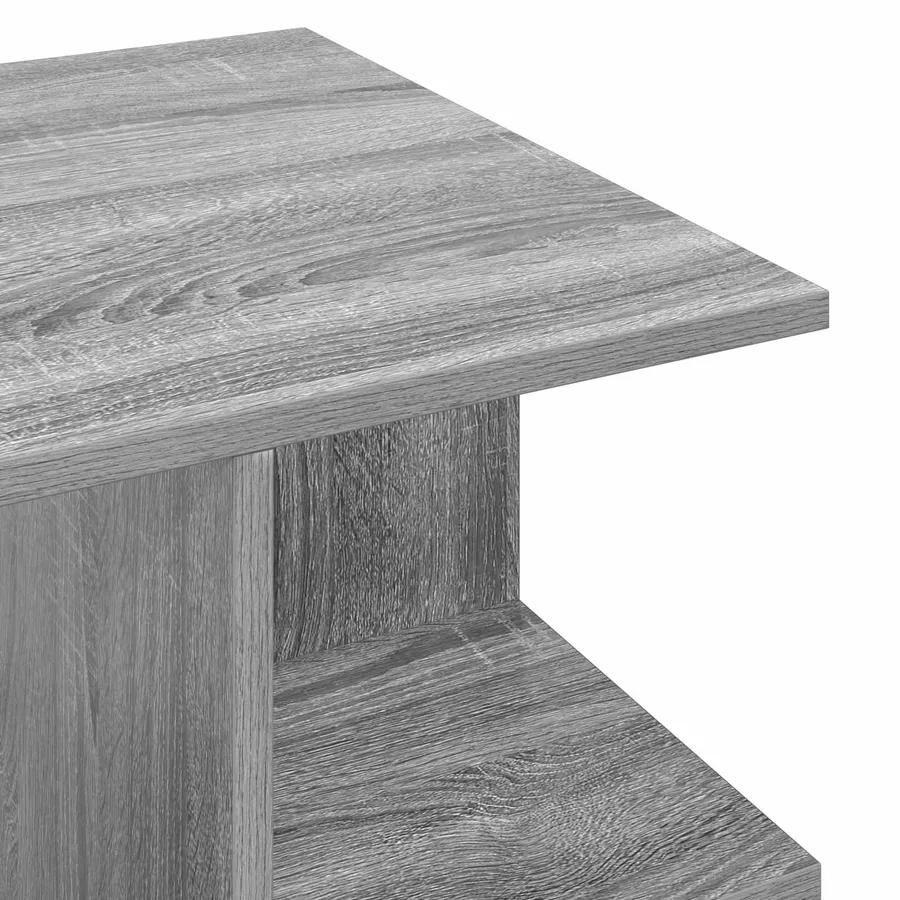 Table basse Sonoma gris 87 x 50 x 45 cm Bois d’ingénierie - 8