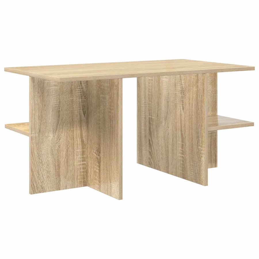 Table basse Chêne Sonoma 87 x 50 x 45 cm Bois d’ingénierie - 2