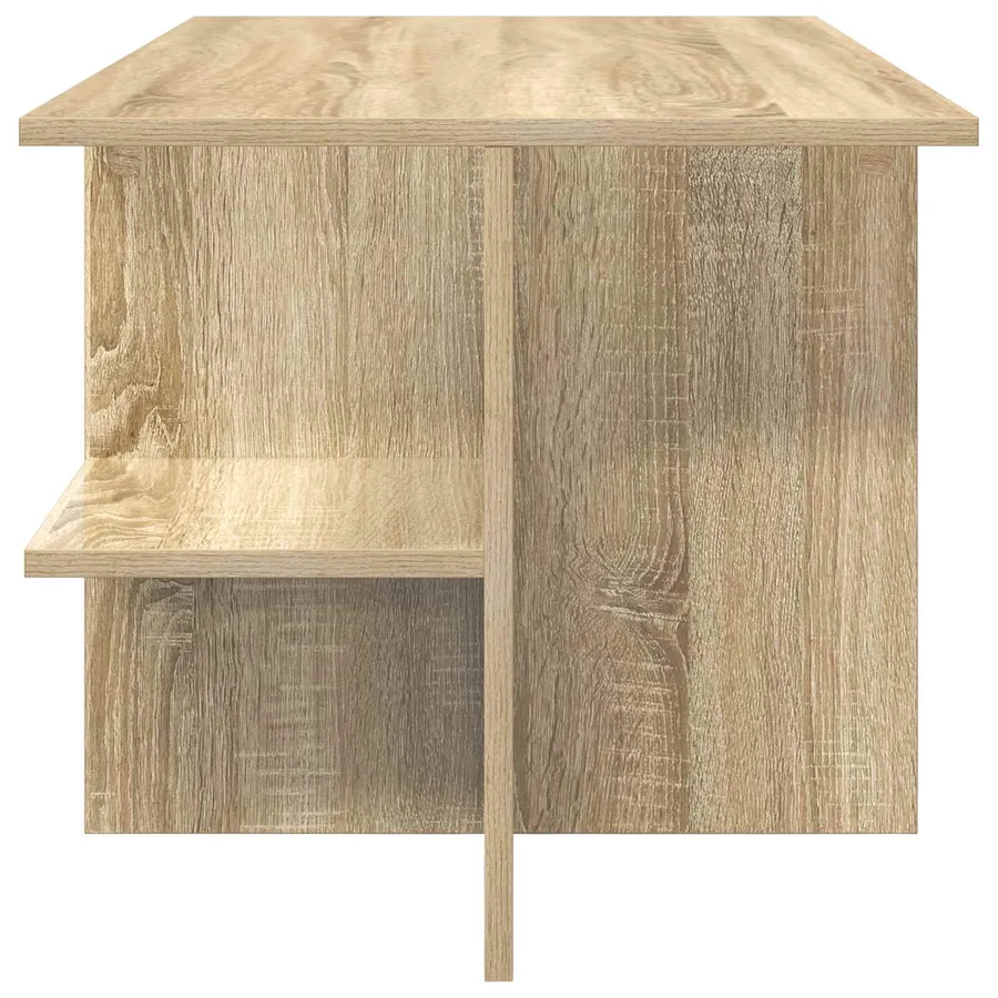 Table basse Chêne Sonoma 87 x 50 x 45 cm Bois d’ingénierie - 6