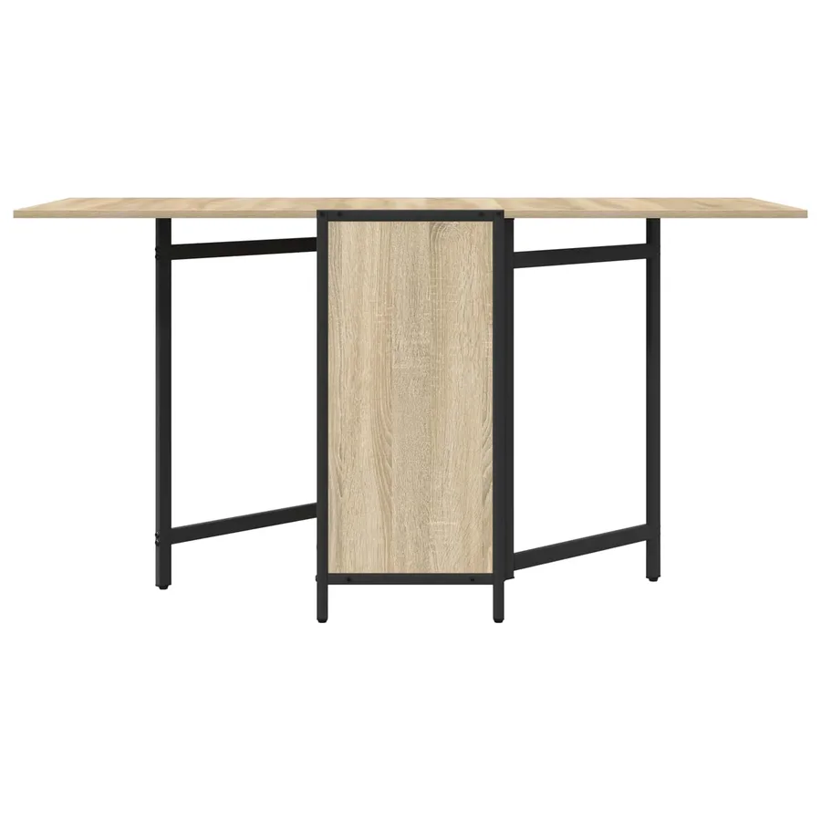 Table à dîner 144 x 60 x 75 cm Bois d'ingénierie Chêne Sonoma - 5