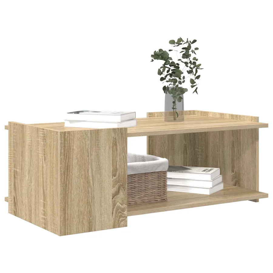 Table basse Chêne Sonoma 90 x 50 x 33 cm Bois d'ingénierie - 3