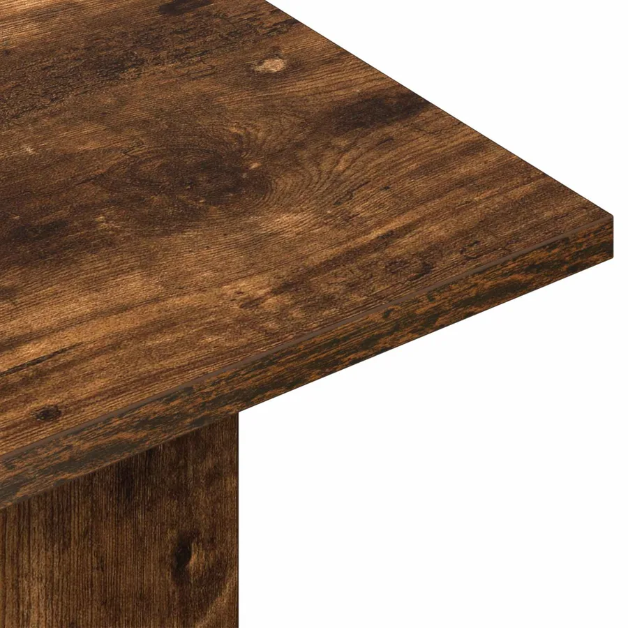 Table console Chêne Fumé 100 x 30 x 75 cm Bois d'ingénierie - 8