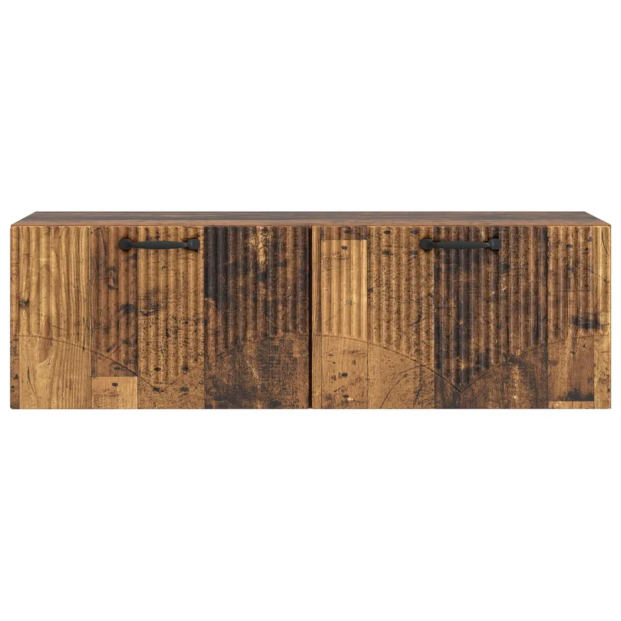 Meuble TV mural Bois ancien 98 x 31 x 30 cm Bois d'ingénierie - 6