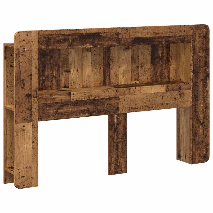 Cabinet de Tête de Lit Bois ancien Bois d’ingénierie - 2