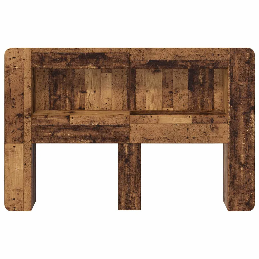 Cabinet de Tête de Lit Bois ancien Bois d’ingénierie - 5