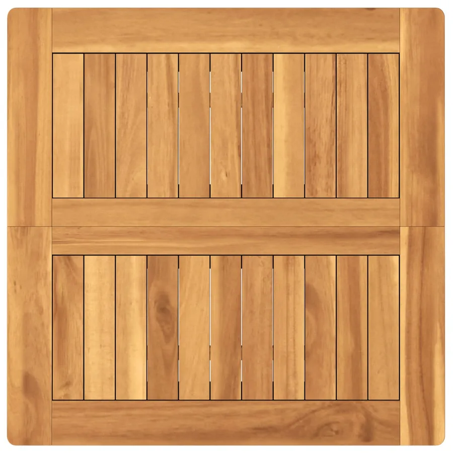 Ensemble de bar extérieur 3 pcs Non traité Bois de teck massif - 5
