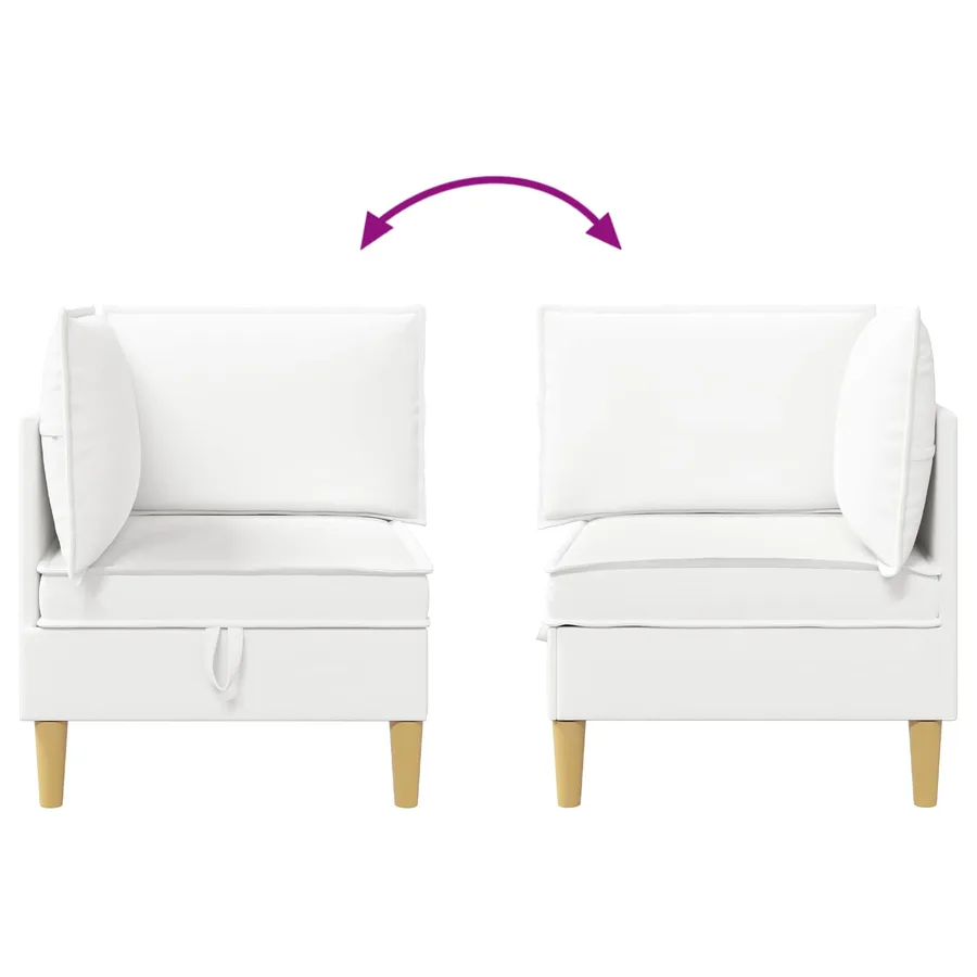 Sofa avec rangement Tissu - 8