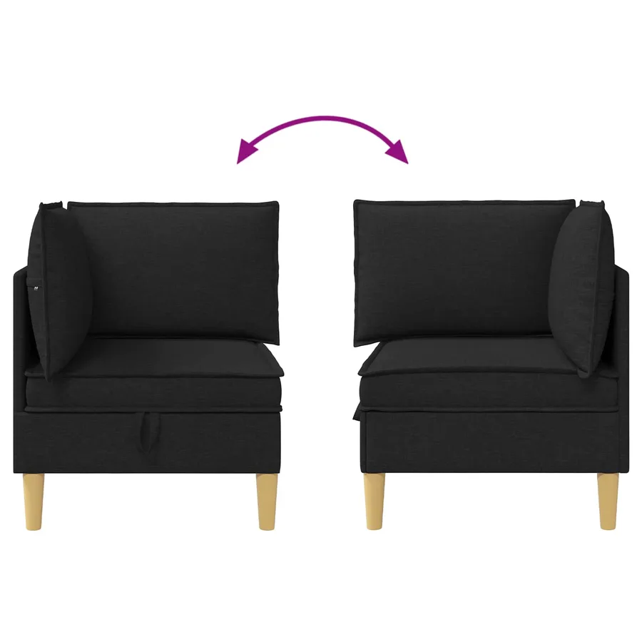 Sofa avec rangement Tissu - 10