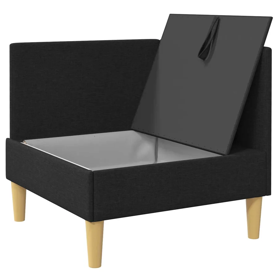 Sofa avec rangement Tissu - 4