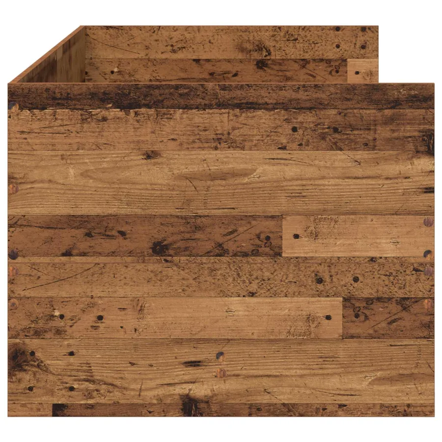 Lit d'appoint avec tiroir Bois ancien Bois d'ingénierie - 3