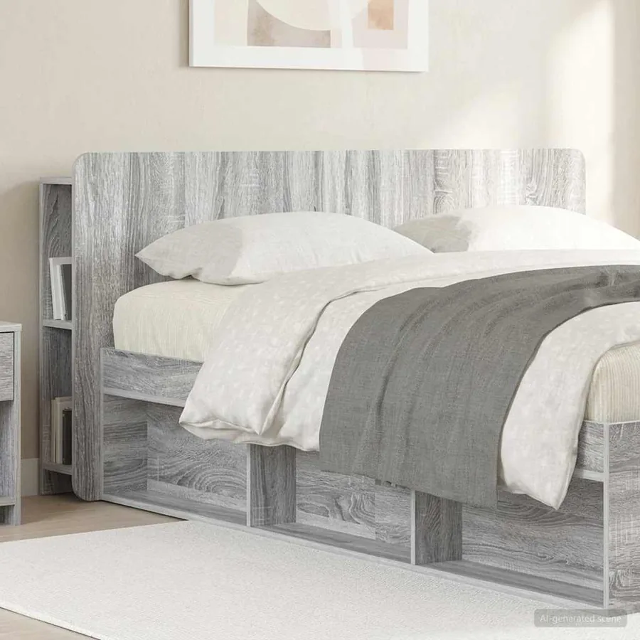 Cabinet de Tête de Lit Sonoma gris Bois d'ingénierie