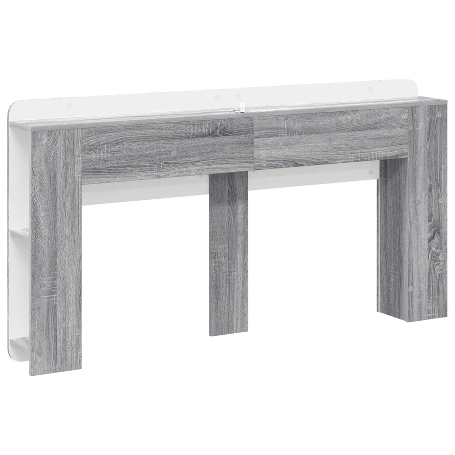 Cabinet de Tête de Lit Sonoma gris Bois d'ingénierie - 7