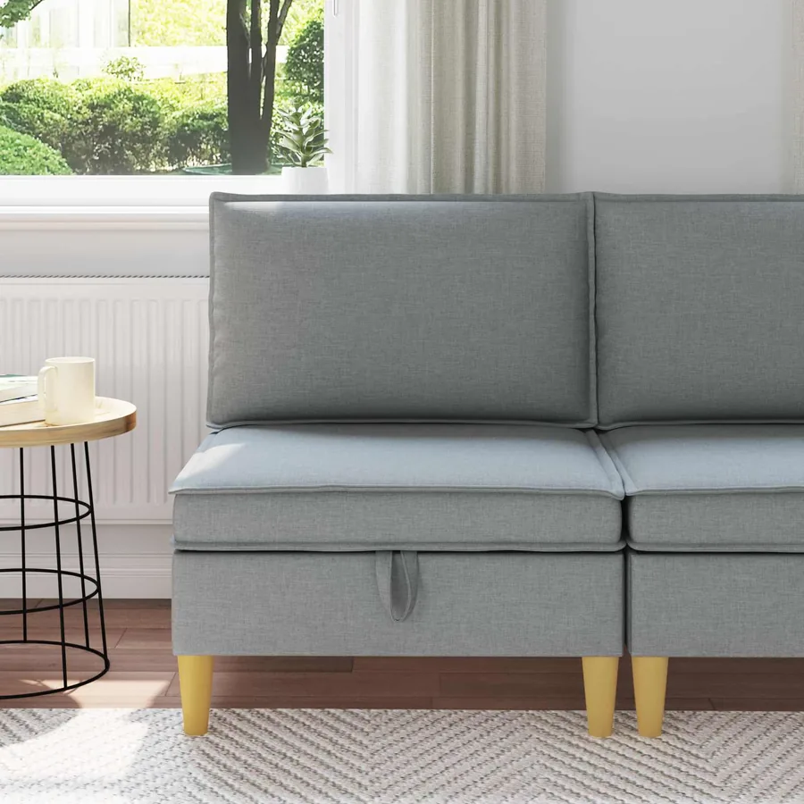 Sofa avec rangement Tissu