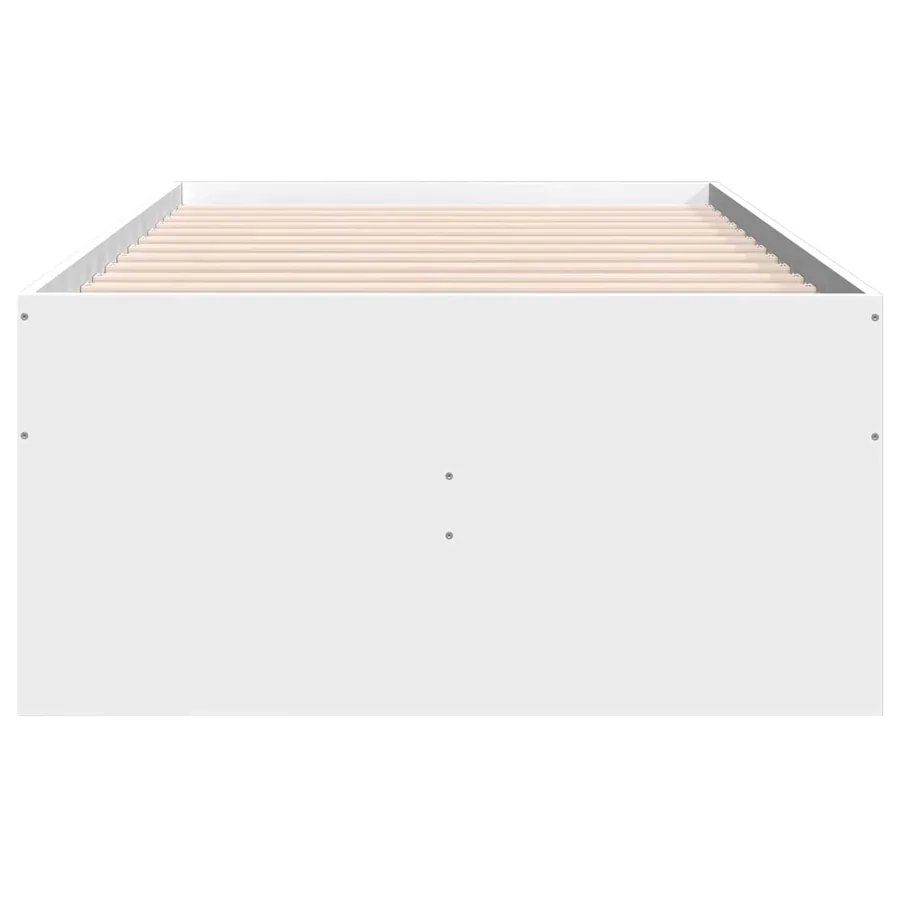 Cadre de lit avec rangement Blanc 80 x 200 cm Bois d'ingénierie - 4