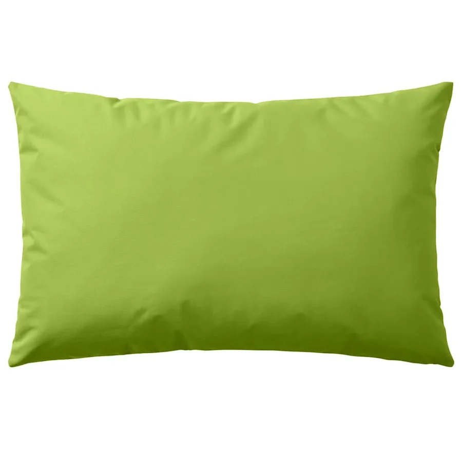 Oreiller d'extérieur lot de 4 60 x 40 cm Vert pomme - 3