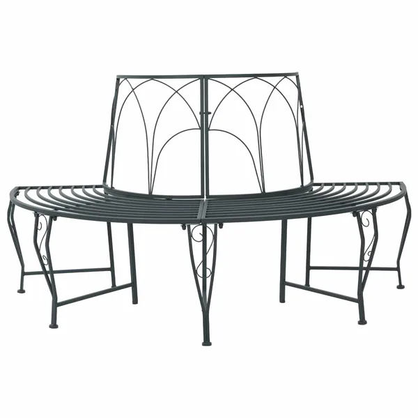 Banc d'Arbre 4-Nombre de places 160 x 80 x 89 cm Acier