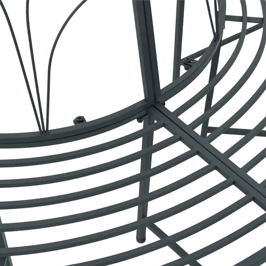 Banc d'Arbre 4-Nombre de places 160 x 80 x 89 cm Acier - 3