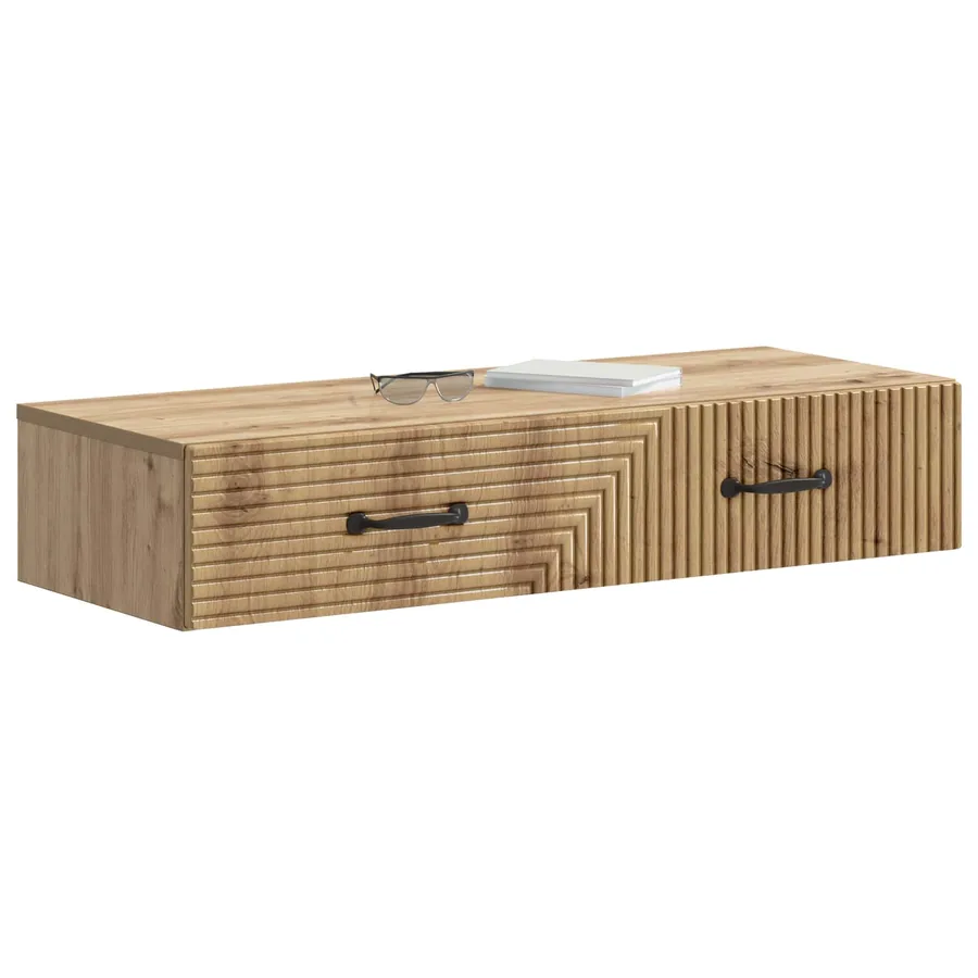 Table d'appoint murale 87,5 x 34,5 x 17 cm Bois d'ingénierie - 3