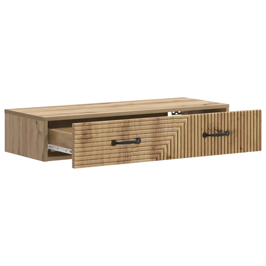 Table d'appoint murale 87,5 x 34,5 x 17 cm Bois d'ingénierie - 4