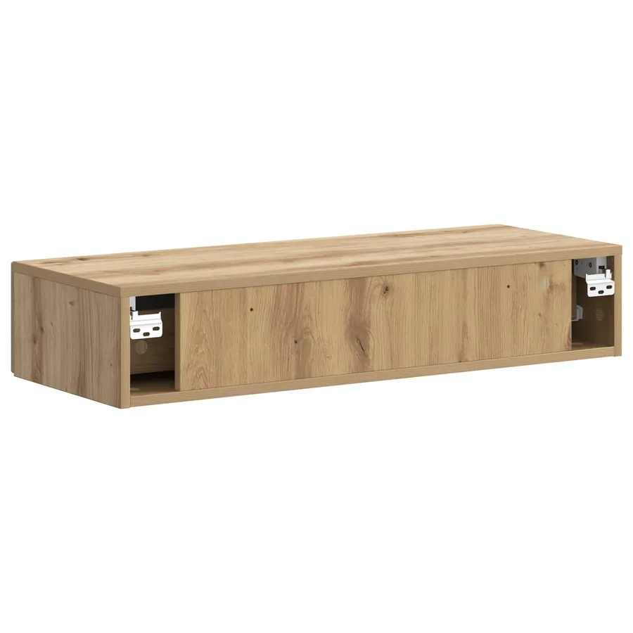 Table d'appoint murale 87,5 x 34,5 x 17 cm Bois d'ingénierie - 7