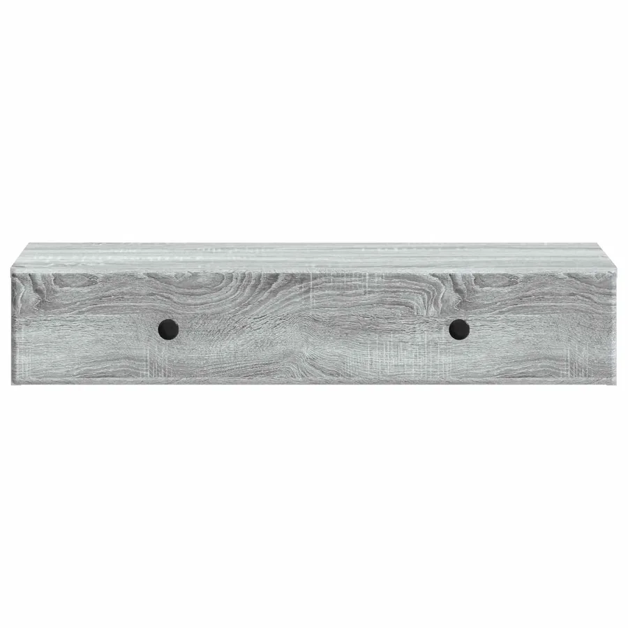 Table d'appoint murale Sonoma gris 87,5 x 34,5 x 17 cm - 5