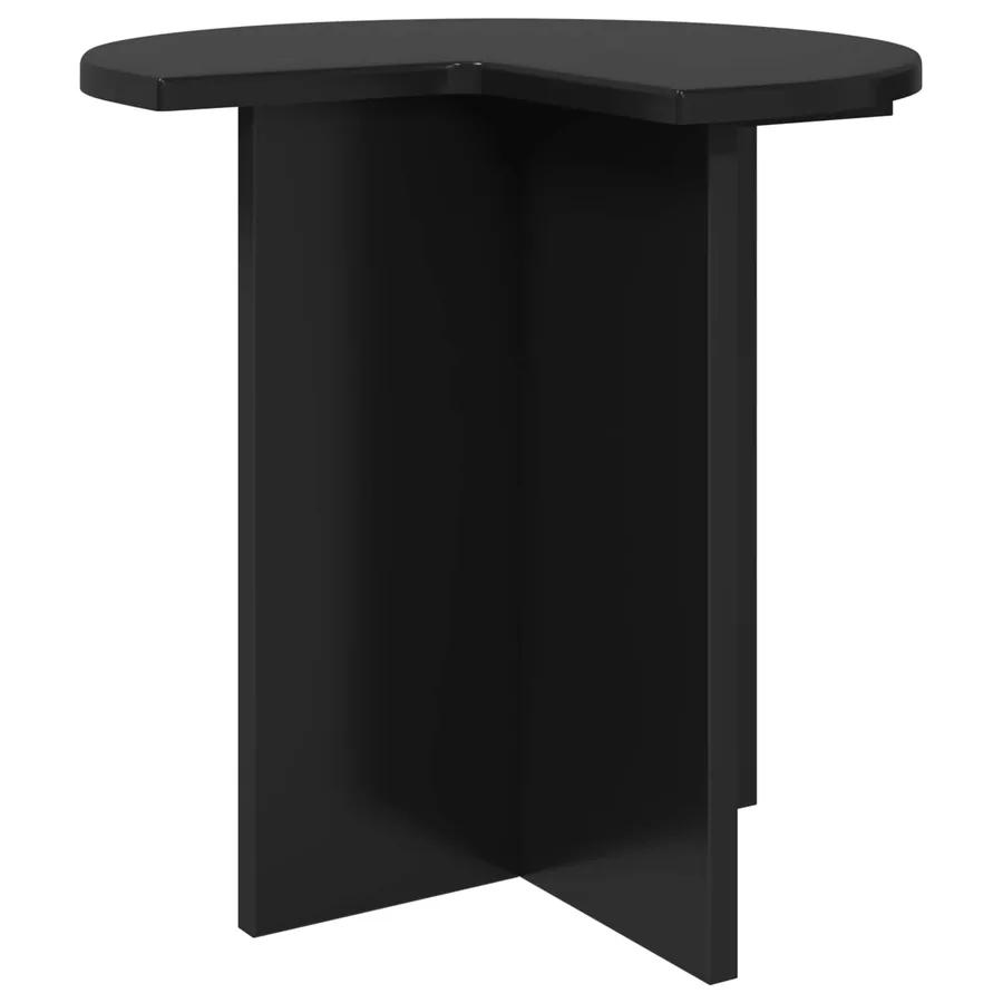 Table d'appoint Chêne noir Ø 39 x 38 cm Bois d'ingénierie - 2