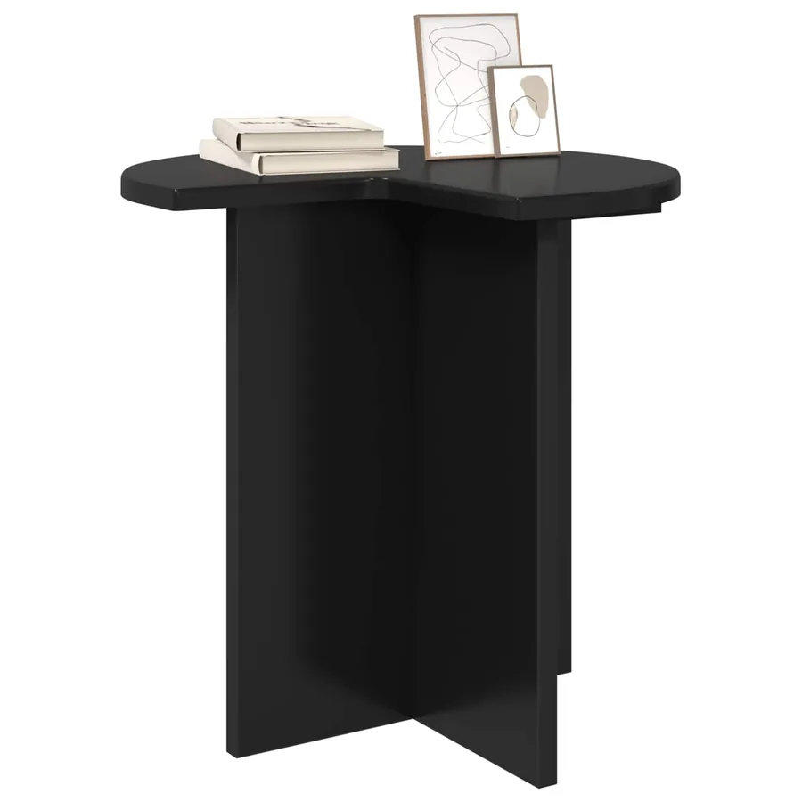 Table d'appoint Chêne noir Ø 39 x 38 cm Bois d'ingénierie - 3