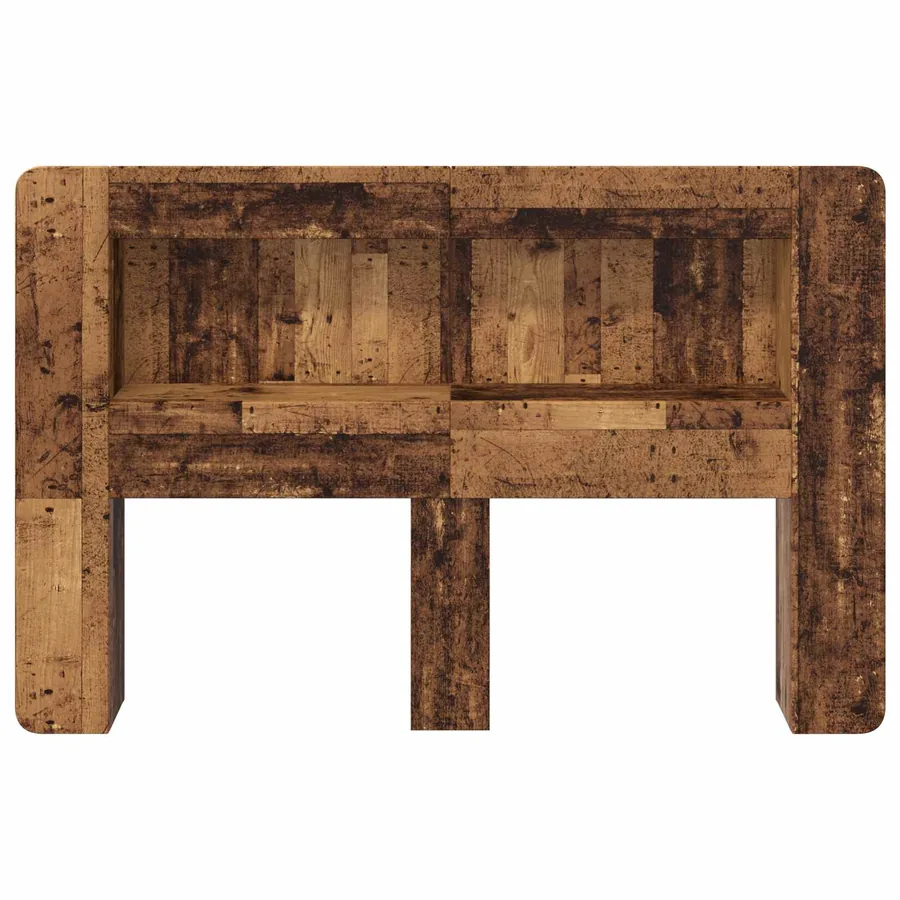 Cabinet de Tête de Lit Bois ancien Bois d’ingénierie - 5