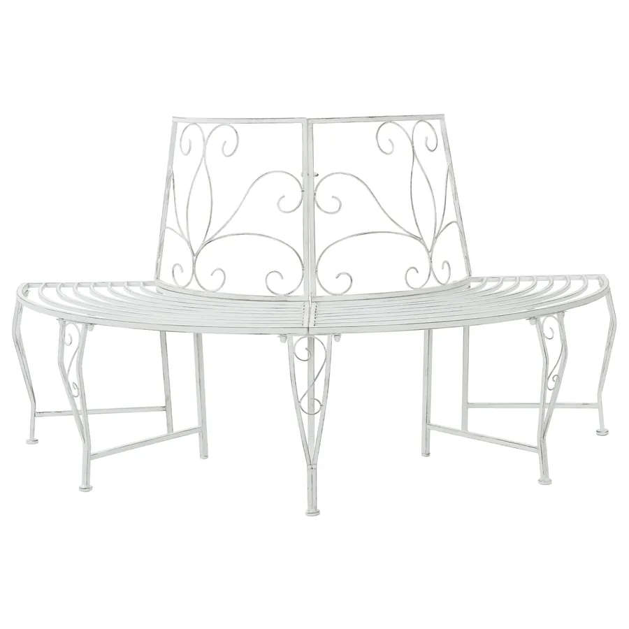 Banc d'Arbre 4-Nombre de places 160 x 80 x 89 cm Acier