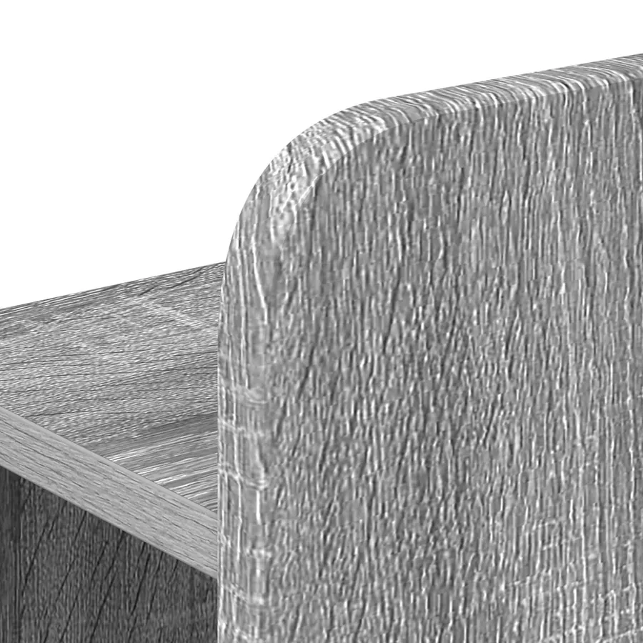 Cadre de lit avec rangement Sonoma gris 150 x 200 cm - 7