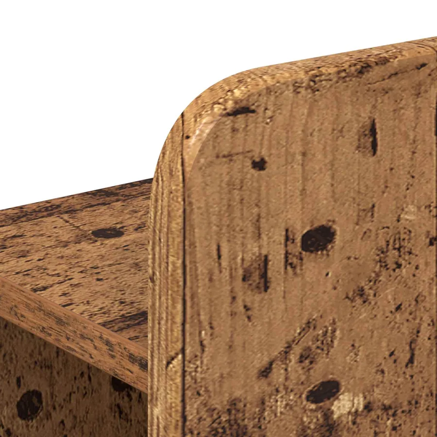Cadre de lit avec rangement Bois ancien 80 x 200 cm - 7
