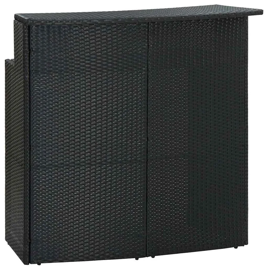 Ensemble de bar de jardin avec coussins 5 pcs Noir - 6