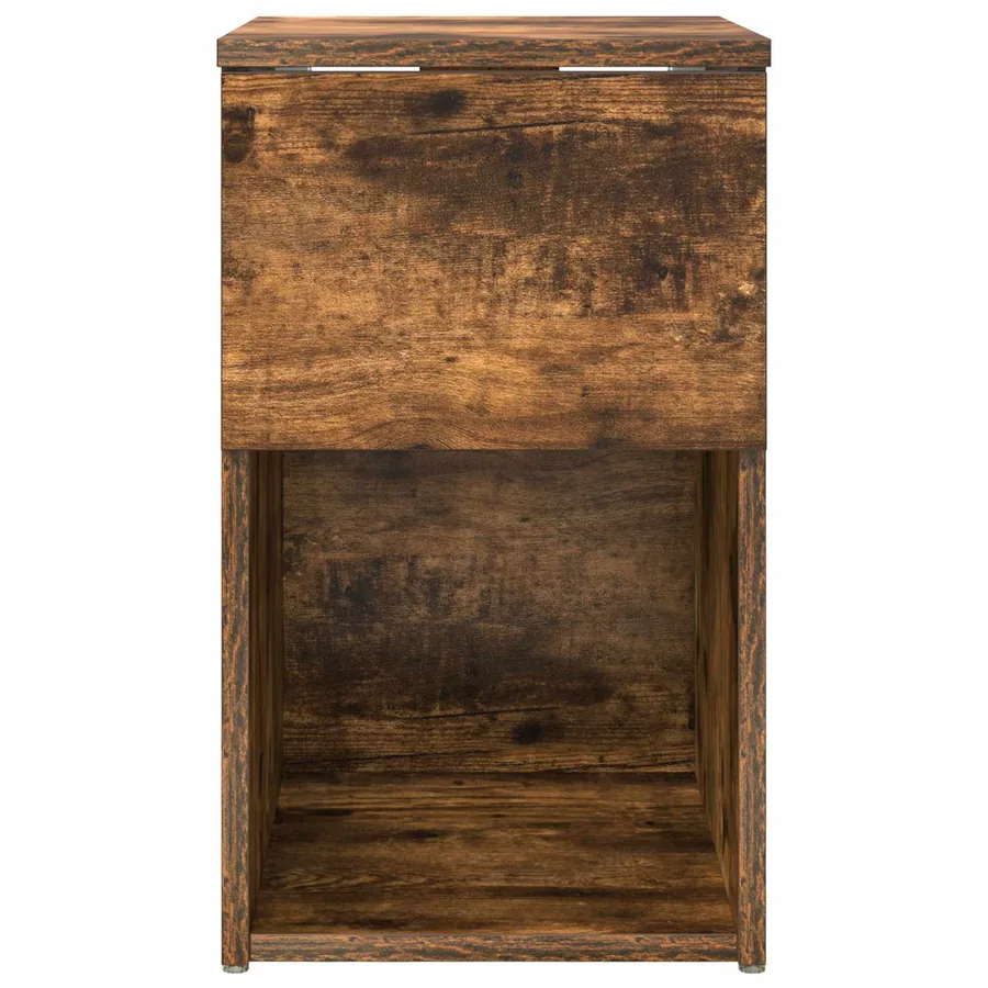 Armoire de lit 2 pcs Chêne fumé 29 x 31,5 x 49 cm - 7