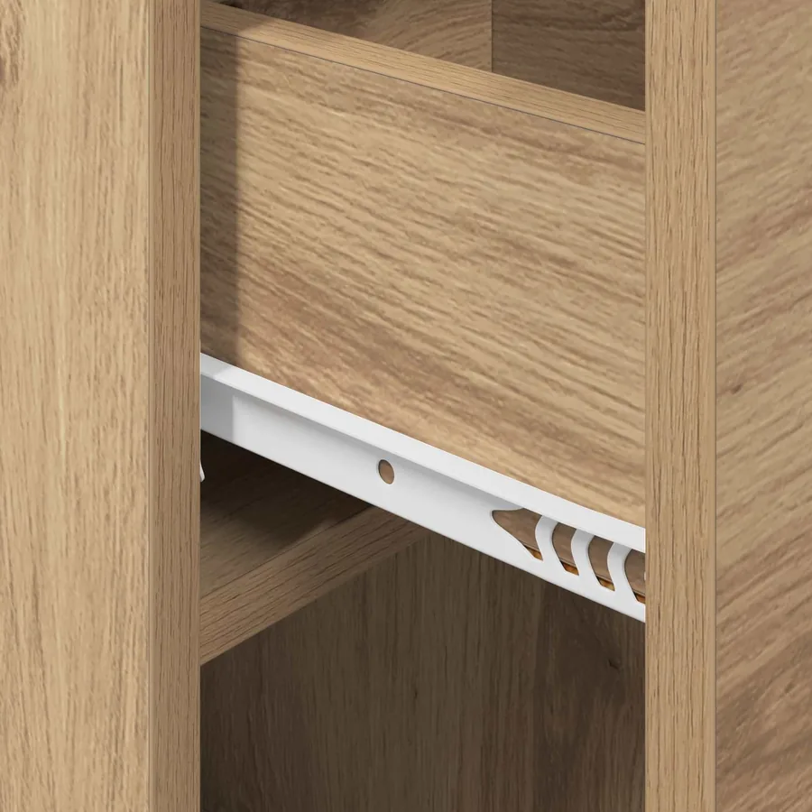 Armoire de lit 2 pc Chêne artisanal 29 x 31,5 x 49 cm - 11