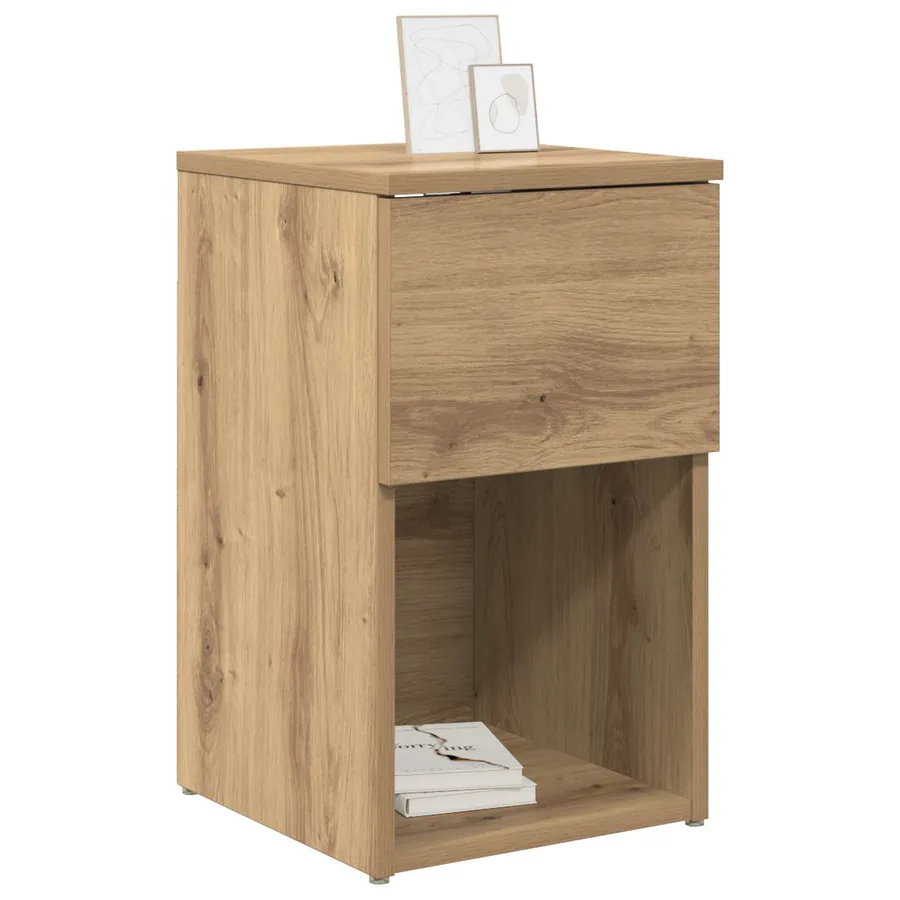 Armoire de lit 2 pc Chêne artisanal 29 x 31,5 x 49 cm - 3