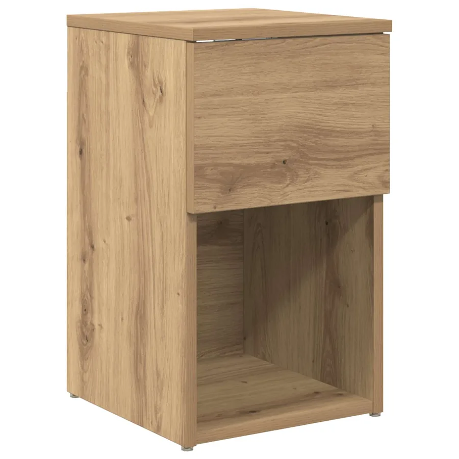 Armoire de lit 2 pc Chêne artisanal 29 x 31,5 x 49 cm - 5