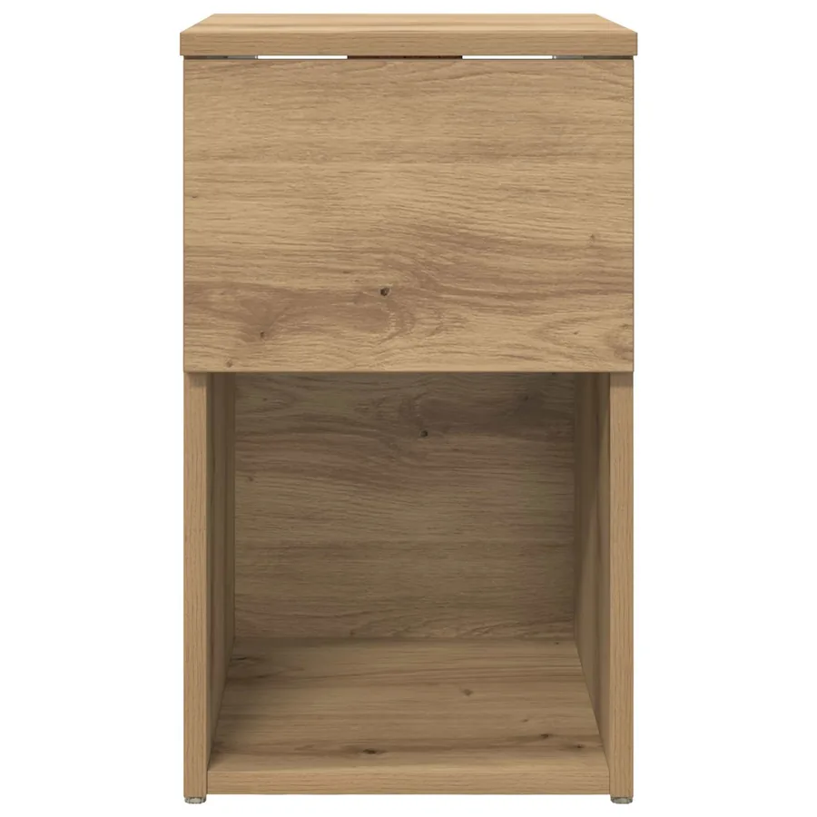 Armoire de lit 2 pc Chêne artisanal 29 x 31,5 x 49 cm - 7