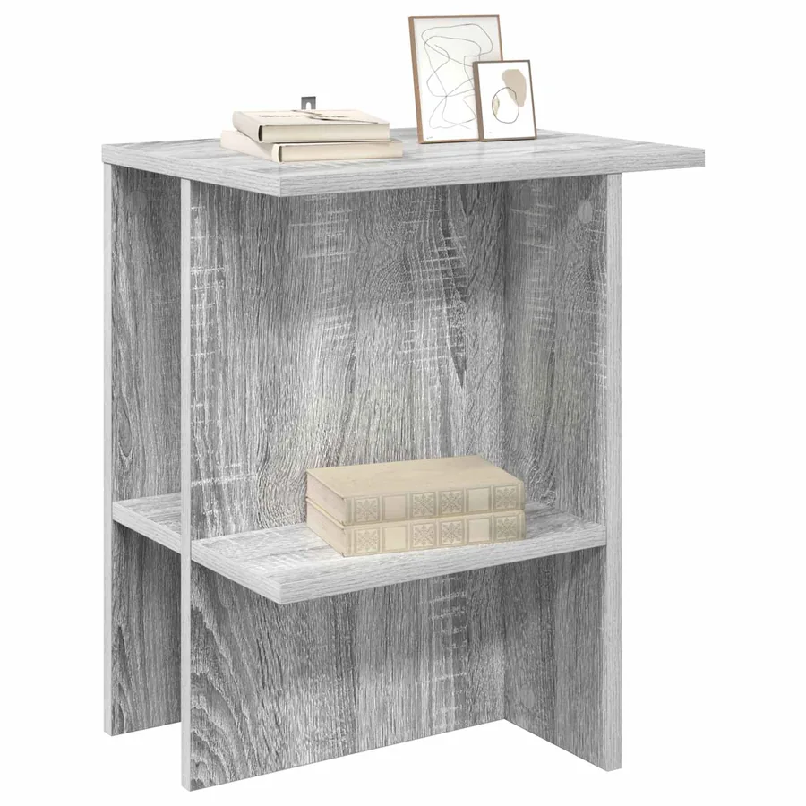 Table basse 2 pcs Sonoma gris 40 x 30 x 49 cm Bois d'ingénierie - 3
