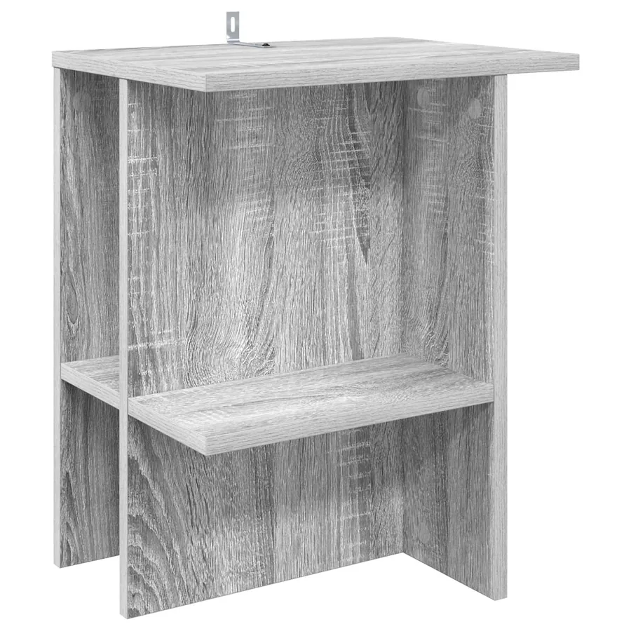 Table basse 2 pcs Sonoma gris 40 x 30 x 49 cm Bois d'ingénierie - 5